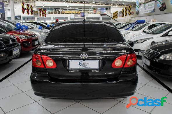 TOYOTA COROLLA XEI 1.81.8 FLEX 16V AUT. PRETO 2005 1.8