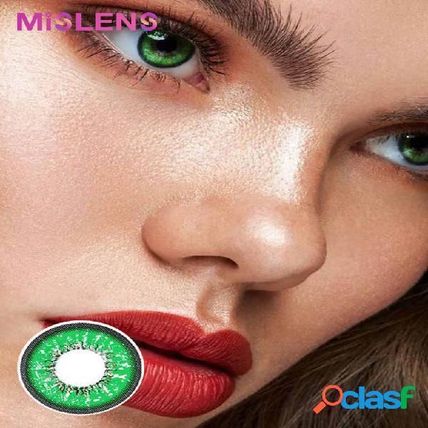 US WAREHOUSE 2 Pcs Love Words Lentes de contato coloridas