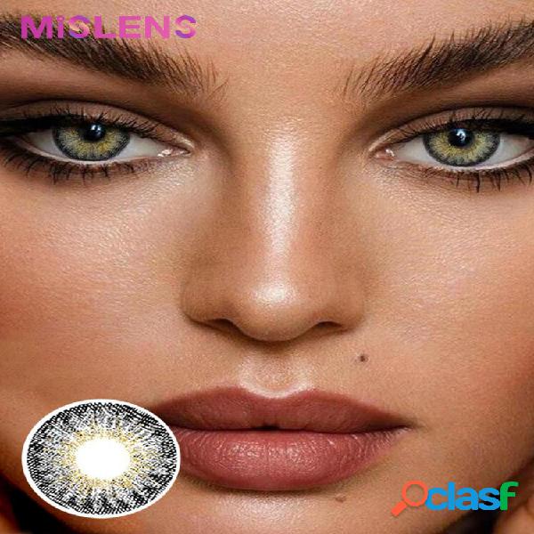 US WAREHOUSE 2 Pcs MOCHA Forest Ember Lentes de contato