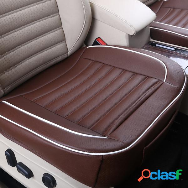 Almofada de carro de enchimento 50x50cm couro PU Buckwhear