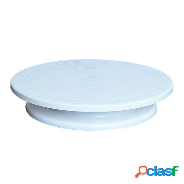 Bolo de Mesa Giratória Anti-skid Rodada Bolo Decoração