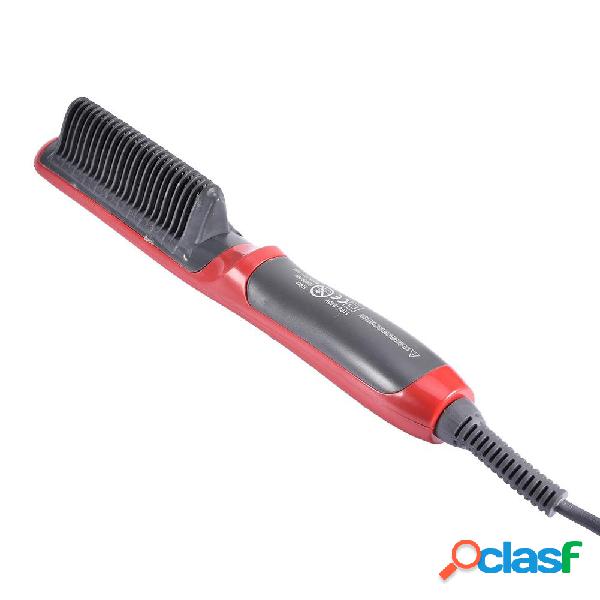 Homens Quick Beard Straightener Pente Multi-funcional Cabelo