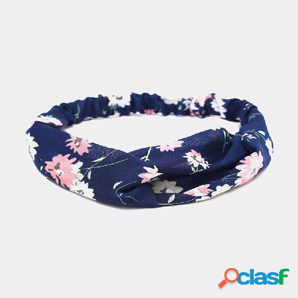 Imprimir Cross Headband Outdoor Cabelo Acessórios Elastic