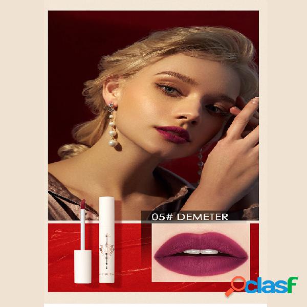 12 cores de veludo fosco constelação esmalte labial