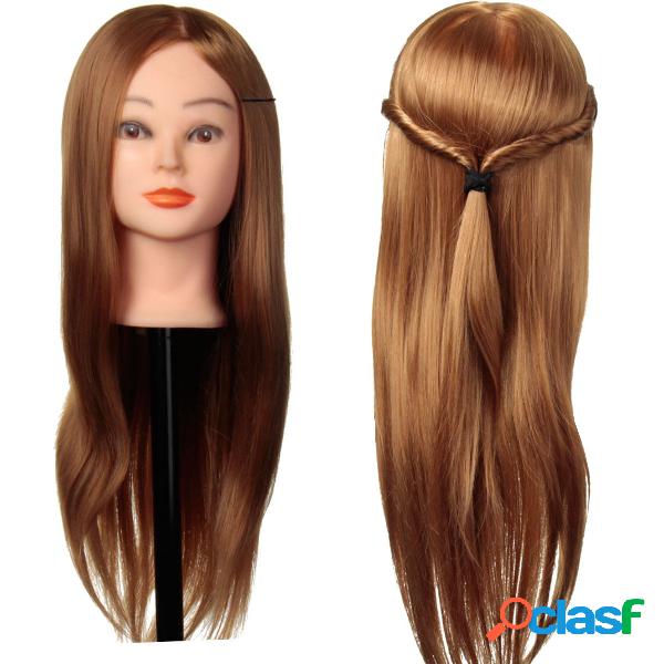 24 polegadas 30% real longo cabelo humano cabeleireiro