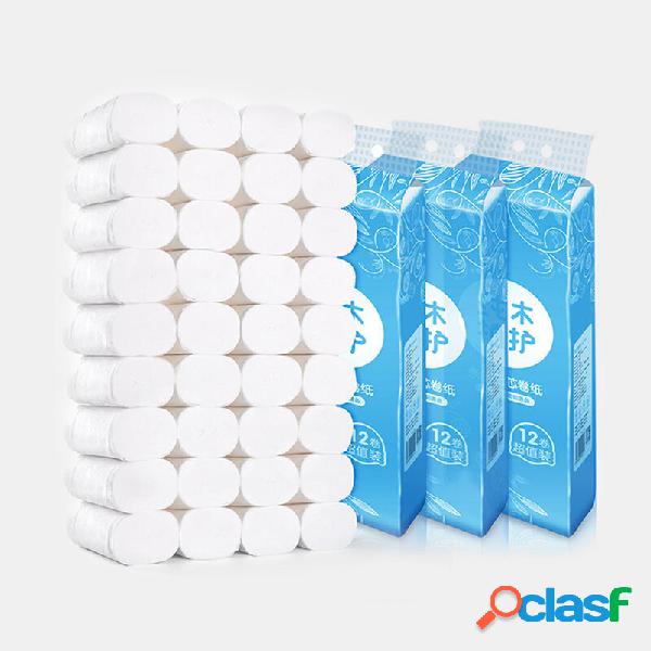 36 Rolos de Papel Coreless para Uso Doméstico Toalha 4