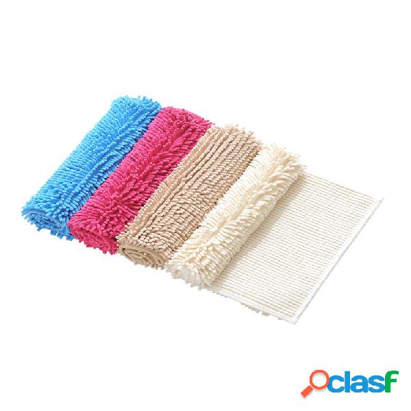 Tapete anti-derrapante de chenille de 40 x 60 cm Banheiro