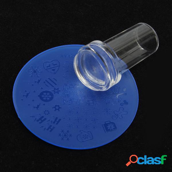 3Pcs / Kit DIY Nail Art Stamp Stencil Stamper Scraper Design