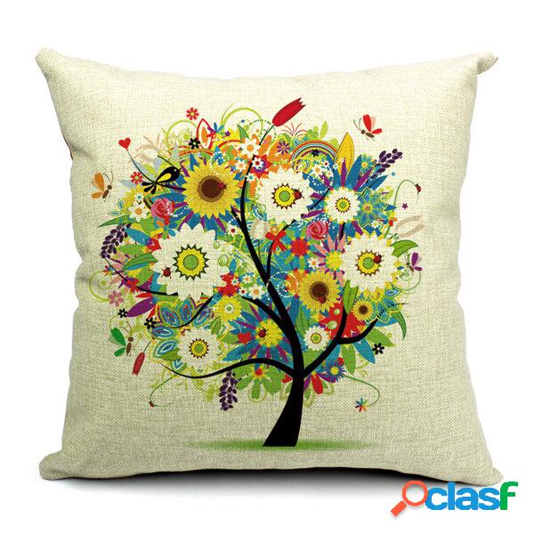Almofada Fresh Life Tree Caso Home Office Capa de almofada