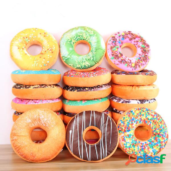 Donut de pelúcia de pelúcia de 37 cm Soft Donut Food Back