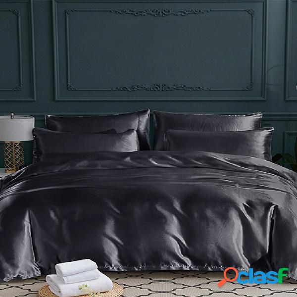 Conjuntos de cama Soft Silk Like Rei Size Double Size