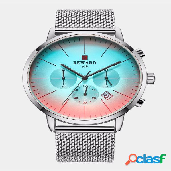 Moda Gradient Dial Men Ver Light Luxury Waterproof