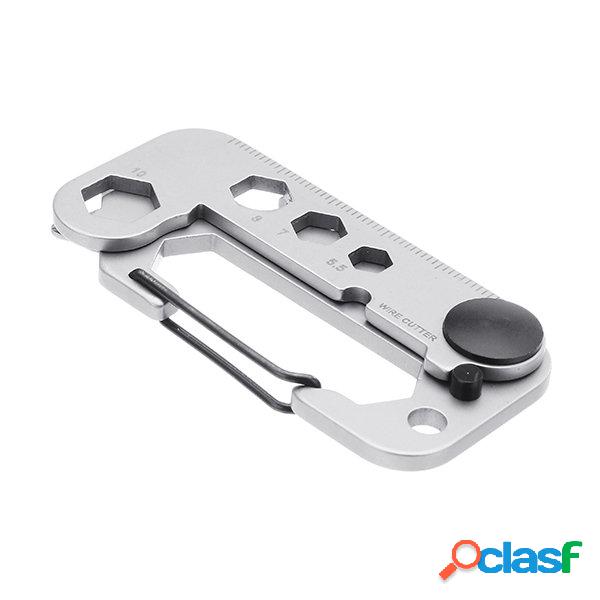 Multi-funcional EDC Gadgets Carabiner Chave Criativa Chave