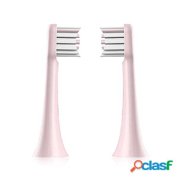 Soocas X3 2PCS Soocas Escovas de dente elétricas cabeças