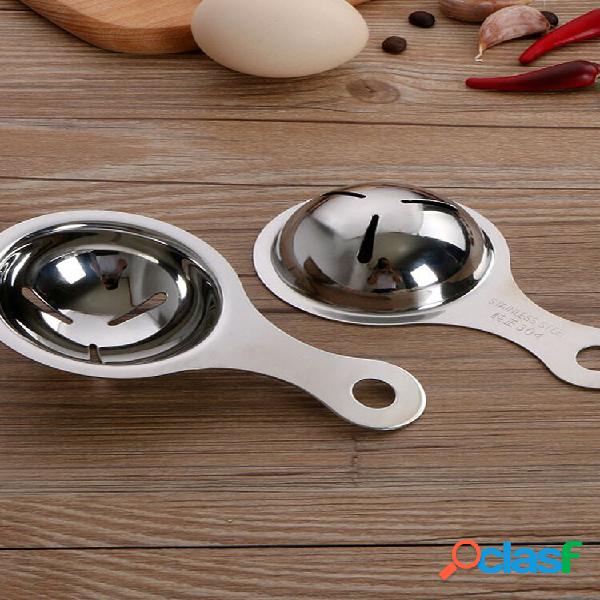 Ovo de aço inoxidável White Yolk Separator Kitchen Widget