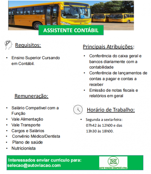 ASSISTENTE CONTÁBIL