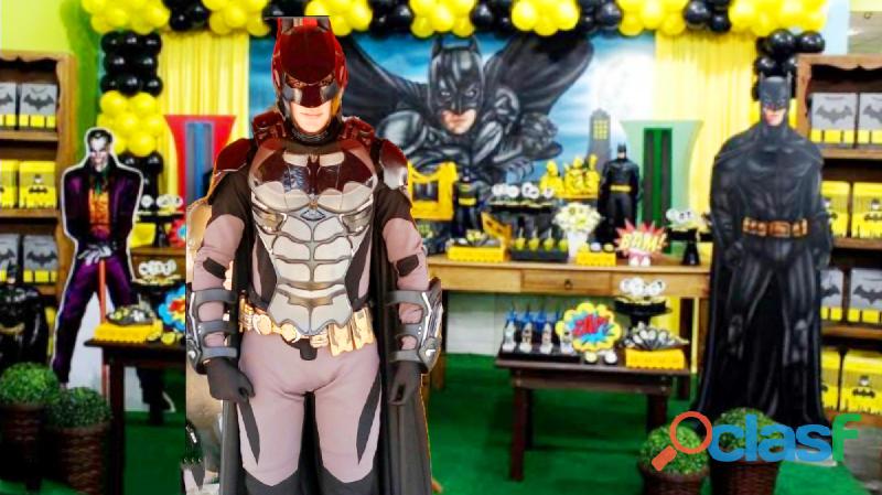 Batman cover personagens vivos festas infantil