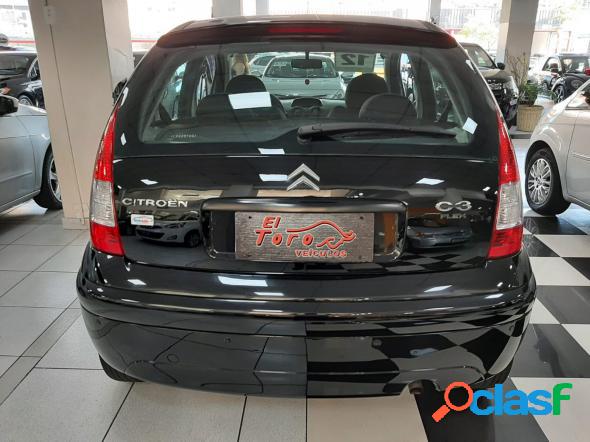 CITROEN C3 GLX 1.4 GLX SONORA 1.4 FLEX 8V 5P PRETO 2012 1.4