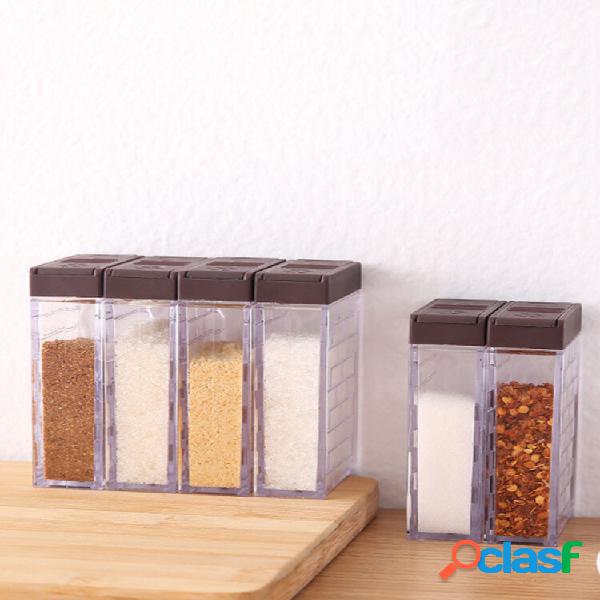 Conjunto de seis peças Creative Double Open Cover Tempero