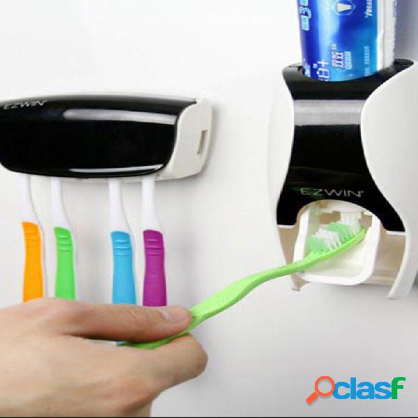 Distribuidor automático de pasta de dentes com espremedor