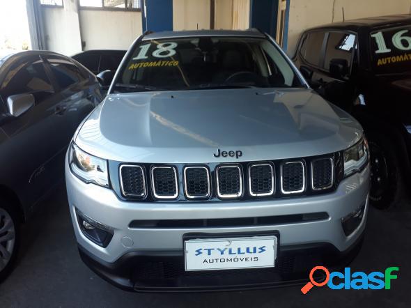 JEEP COMPASS SPORT 2.0 4X2 FLEX 16V AUT. PRETO 2018 2.0 FLEX