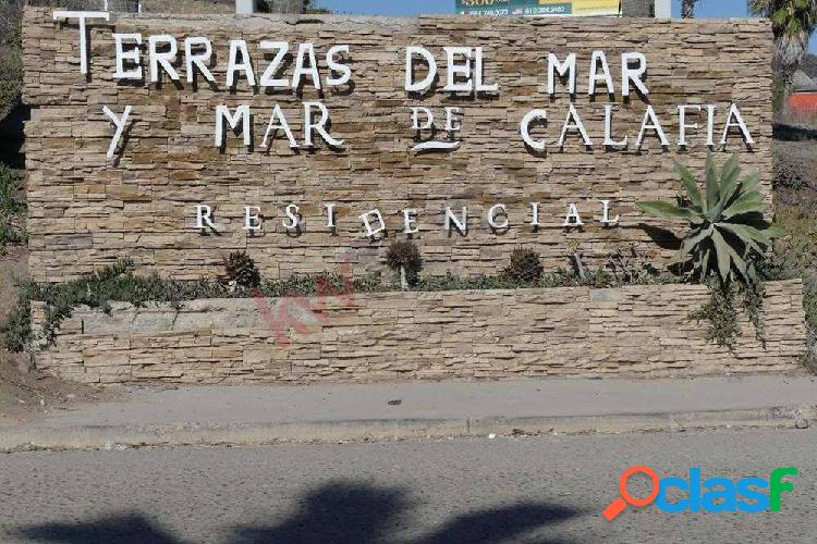 LOTE EN TERRAZAS DEL MAR ROSARITO CON VISTA PARCIAL AL