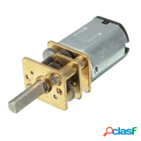 N20 DC12V 300RPM Mini Metal Gear Motor Engrenagem Elétrica