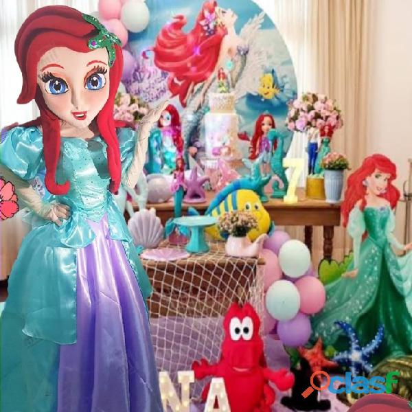 Princesa Ariel cover personagens vivos festas infantil