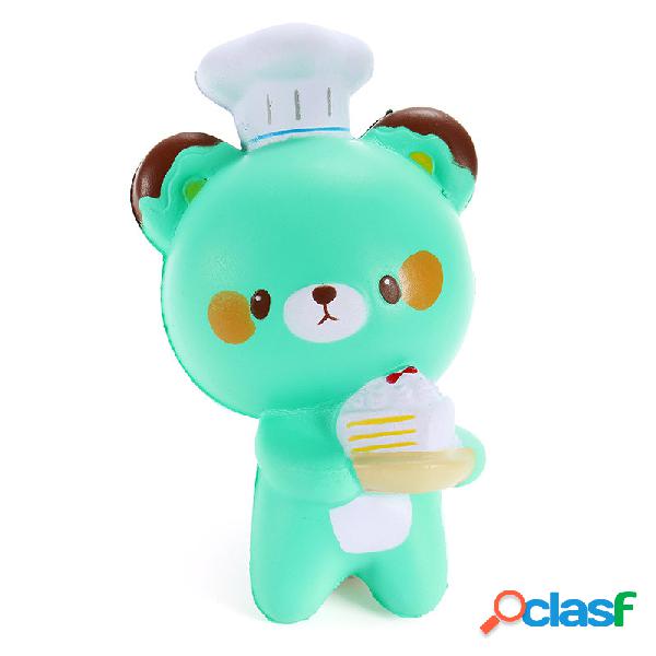 Squishy Bear Baker Chef Jumbo 14cm Slow Rising Collection