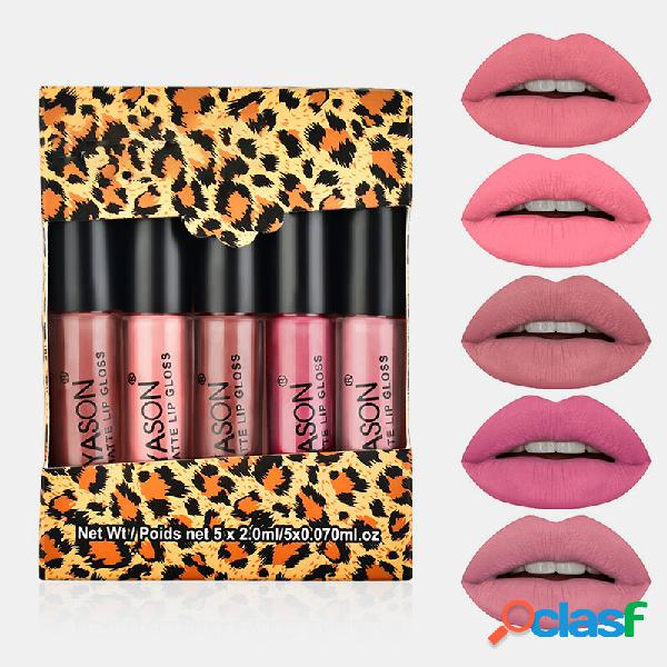 Velvet Matte Lip Glaze Mini Lip Glaze Set Antiaderente Lip