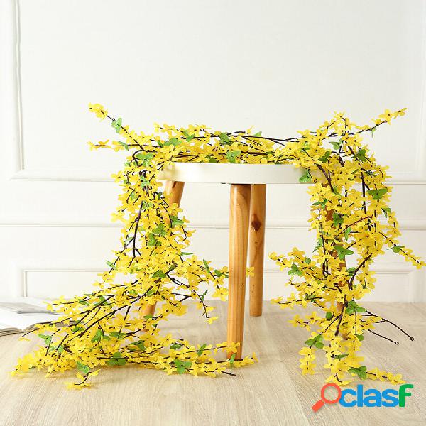 1.8M Artificial Simulation Flor de Jasmim Rattan Spring