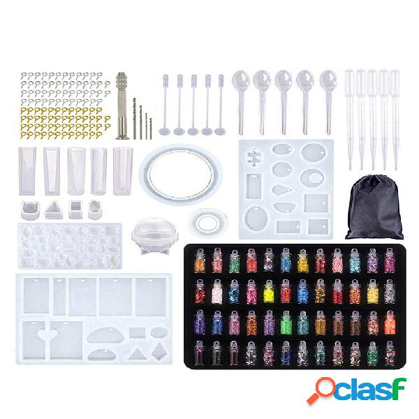 148/160 / 184Pcs Silicone Conjuntos de ferramentas e moldes