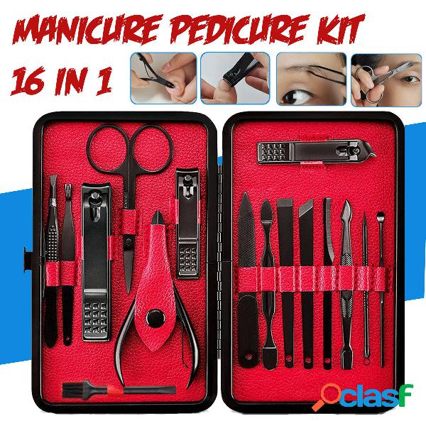 16 unidades / conjunto de ferramentas de manicure