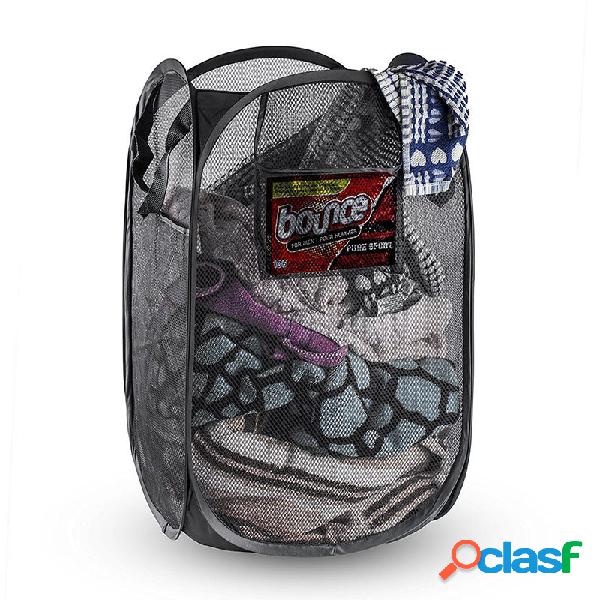 KCASA KC-0916 Malha Pop Up Lavandaria Cesta de dobrável