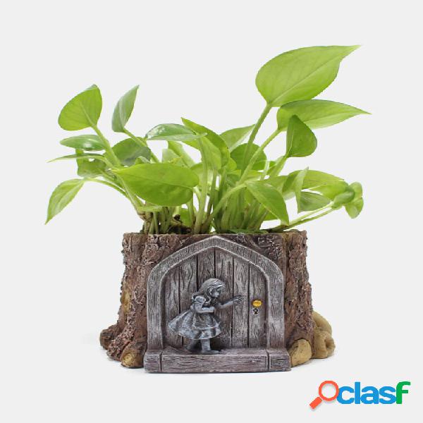 1 PC Resina Moderno Simples Criativo Micro Conto de Fadas