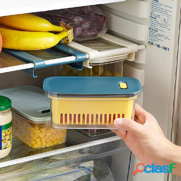 1 Pc Gaveta Tipo Caixas de Organizador de Geladeira Cozinha