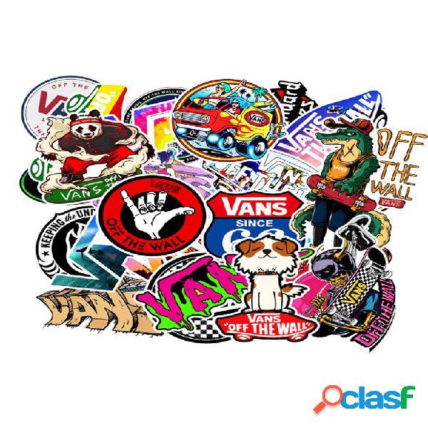 100 unidades adesivos decalques, vinis para laptop,