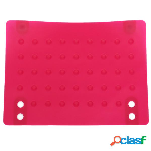 4 cores Silicone Flat Iron resistente ao calor Mat
