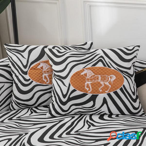 Almofada de sofá 1Pc Chenille Jacquard Almofada de sofá