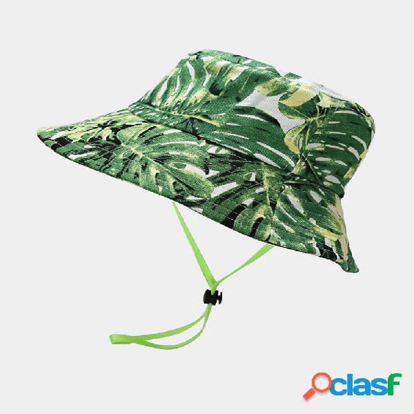 Unissex Algodão Tropical Rainforest Planta Imprimir Moda
