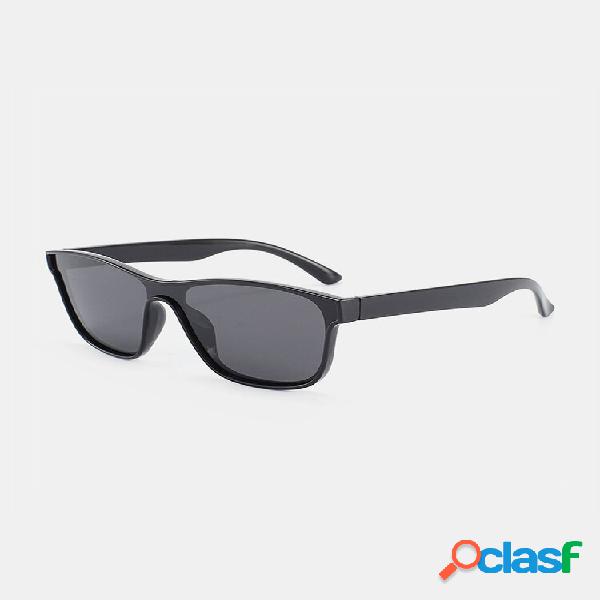 Unissex PC Full Square Frame HD Polarized UV Proteção