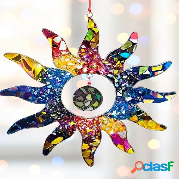 1 PC Acrílico Multicolor Arco-Íris Suncatcher Suncatcher