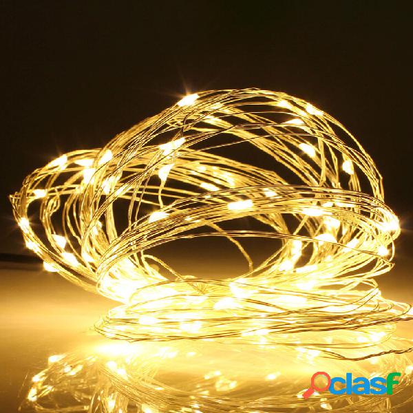 10M 100 LED USB Copper Wire Flexible String Fairy Light