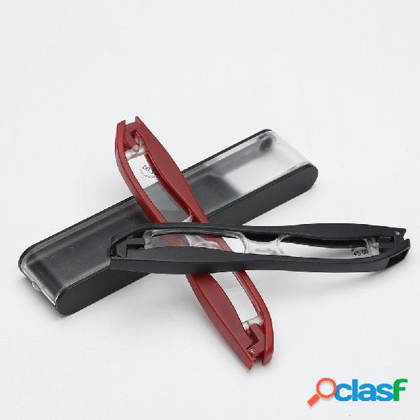 360 Rotating Reading Óculos Folding Ultra-Light Portable