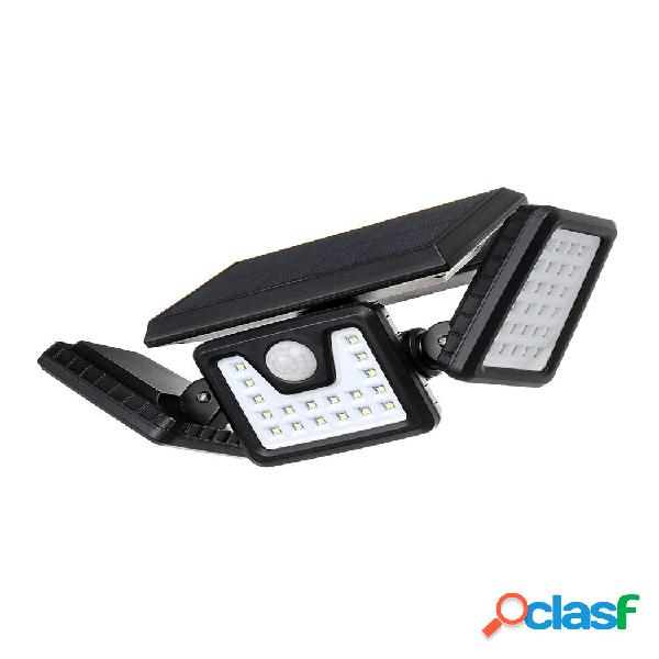 70LED Luzes solares Sensor de movimento ao ar livre, Luzes