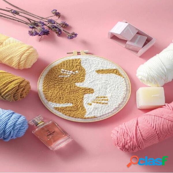 Kit de bordado cutucado russo de dois tons DIY Material