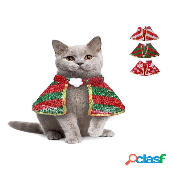 1Pc Creative Pet Cloak Natal E Halloween Engraçado Gato E