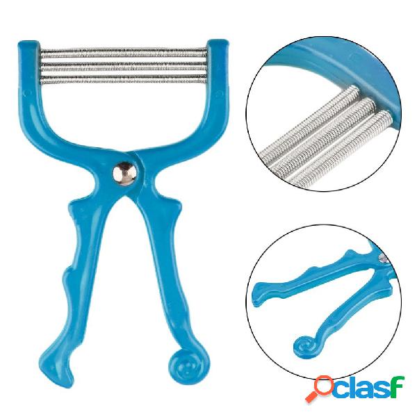 Handheld Depilação facial Threading Spring Rolled Face