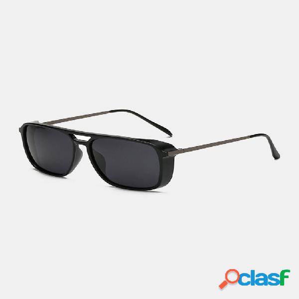 Lente Unissex PC Full Frame TAC Polarizada HD Ponte dupla UV