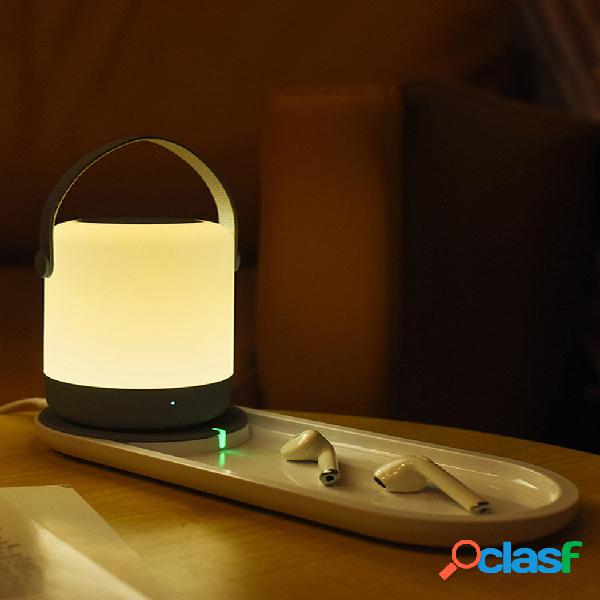 Portátil LED USB Night Light Touch Operação Suporte 10W